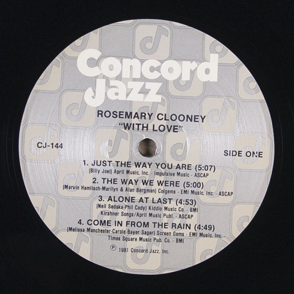 Rosemary Clooney ~ With Love (Vinyl) - Djungel & Jazz