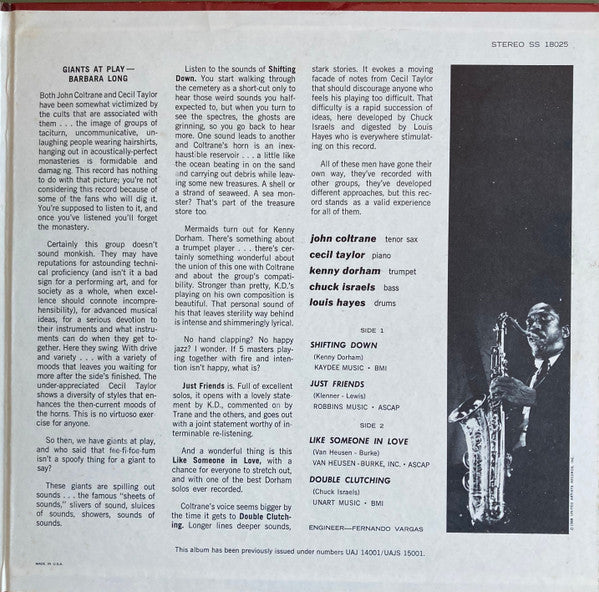 John Coltrane ~ Coltrane Time (Vinyl) - Djungel & Jazz