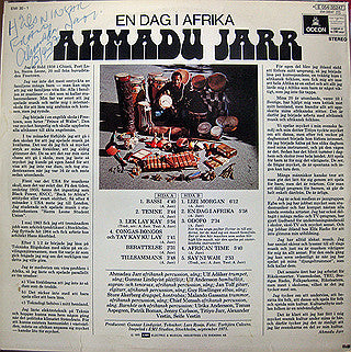 Ahmadu Jarr ~ En Dag I Afrika (Vinyl) - Djungel & Jazz
