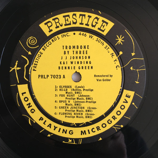 J.J. Johnson / Kai Winding / Bennie Green ~ Trombone By Three (Vinyl) - Djungel & Jazz