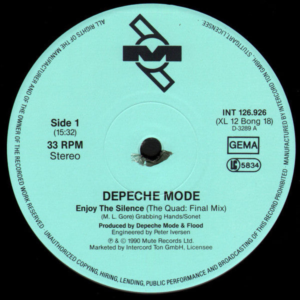 Depeche Mode ~ Enjoy The Silence (Vinyl) - Djungel & Jazz