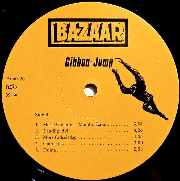 Bazaar ~ Gibbon Jump (Vinyl) - Djungel & Jazz