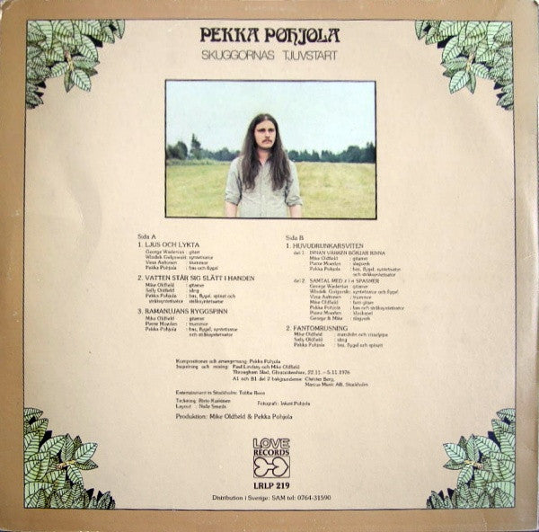 Pekka Pohjola ~ Skuggornas Tjuvstart (Vinyl) - Djungel & Jazz