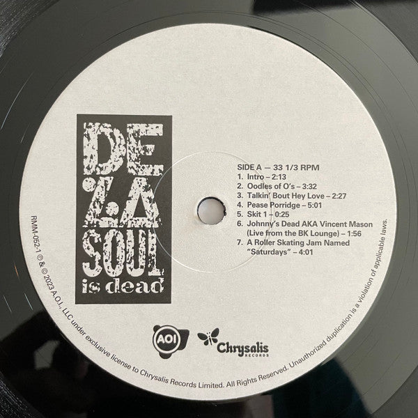 De La Soul ~ De La Soul Is Dead (Vinyl) - Djungel & Jazz