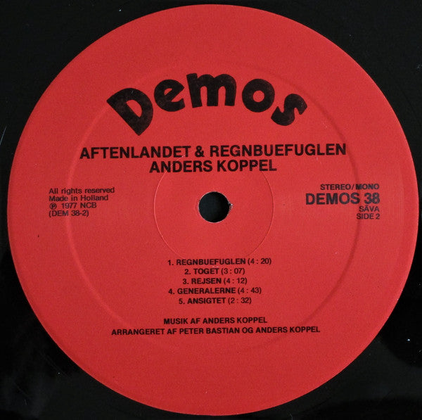 Anders Koppel ~ Aftenlandet & Regnbuefuglen (Vinyl) - Djungel & Jazz