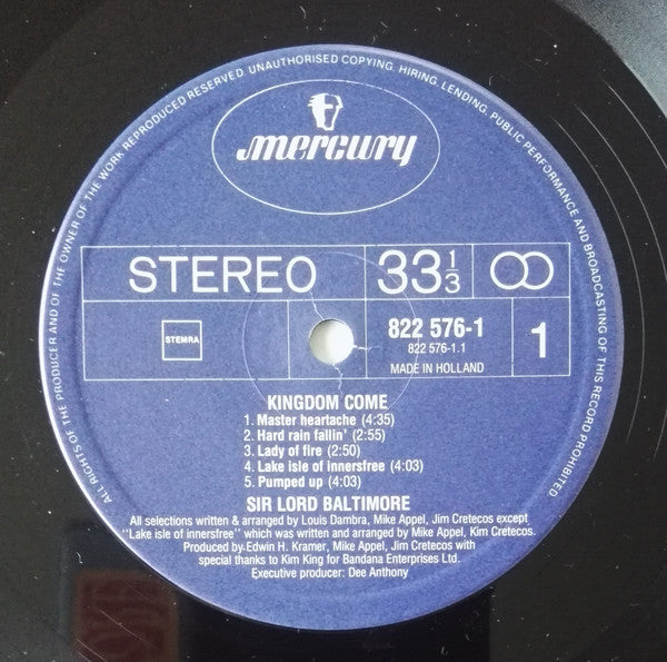 Sir Lord Baltimore ~ Kingdom Come (Vinyl) - Djungel & Jazz