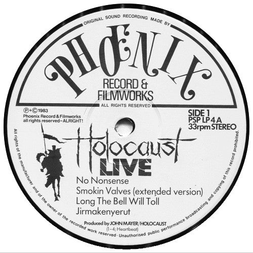 Holocaust (4) : Live (Hot Curry & Wine) (LP, Album)