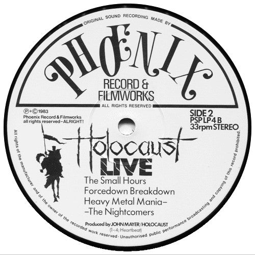 Holocaust (4) : Live (Hot Curry & Wine) (LP, Album)