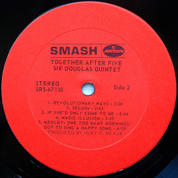 Sir Douglas Quintet ~ Together After Five (Vinyl) - Djungel & Jazz