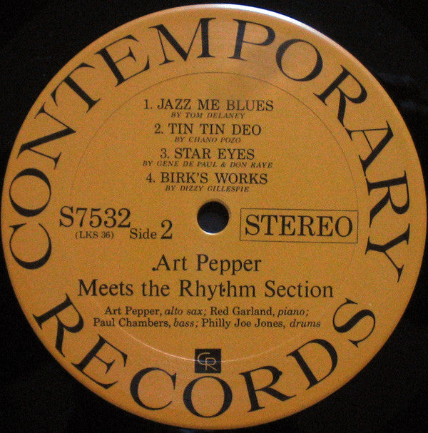 Art Pepper ~ Art Pepper Meets The Rhythm Section (Vinyl) - Djungel & Jazz