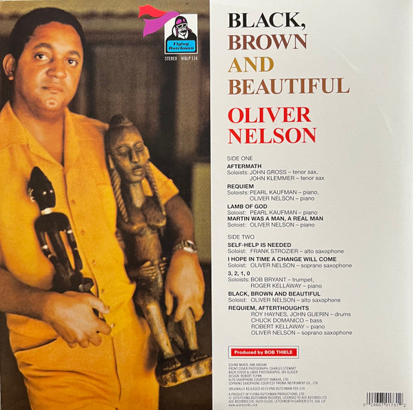Oliver Nelson ~ Black, Brown And Beautiful (Vinyl) - Djungel & Jazz