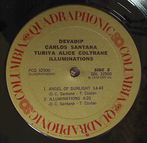 Carlos Santana & Alice Coltrane ~ Illuminations (Vinyl) - Djungel & Jazz