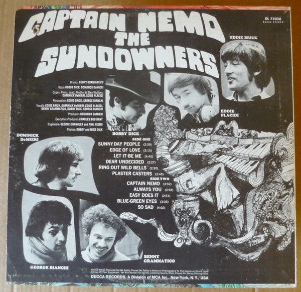 The Sundowners : Captain Nemo (LP, Album)