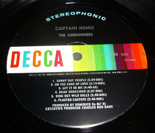 The Sundowners : Captain Nemo (LP, Album)