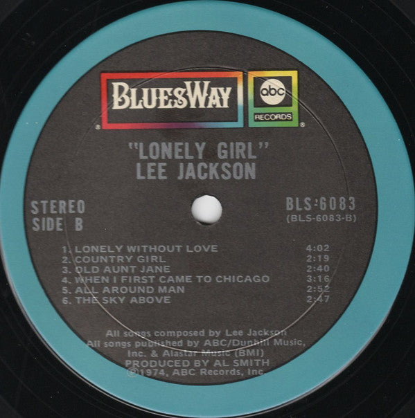 Lee Jackson ~ Lonely Girl (Vinyl) - Djungel & Jazz