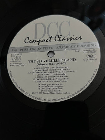 Steve Miller Band ~ Greatest Hits 1974-78 (Vinyl) - Djungel & Jazz