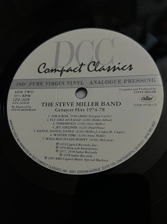 Steve Miller Band ~ Greatest Hits 1974-78 (Vinyl) - Djungel & Jazz