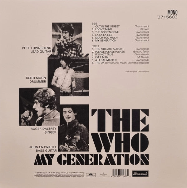 The Who ~ My Generation (Vinyl) - Djungel & Jazz