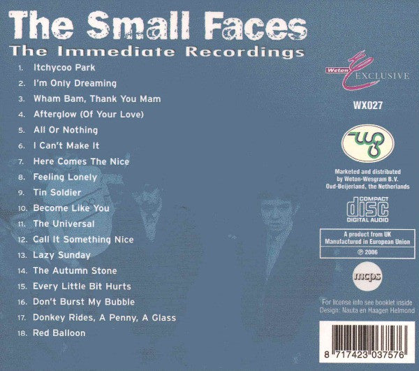 The Small Faces ~ The Immediate Recordings (Vinyl) - Djungel & Jazz