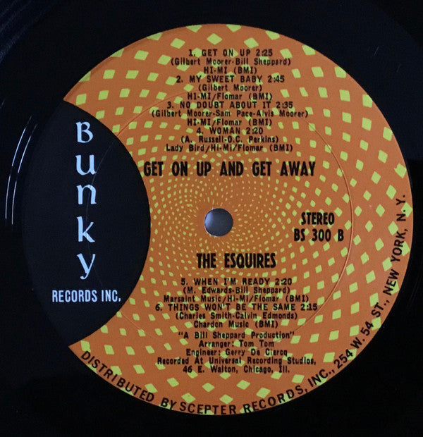 The Esquires ~ Get On Up And Get Away (Vinyl) - Djungel & Jazz