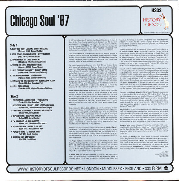 Various ~ Chicago Soul '67 (Vinyl) - Djungel & Jazz