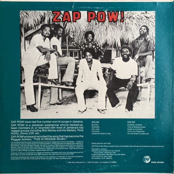 Zap Pow : Reggae Rules ! (LP, Album)