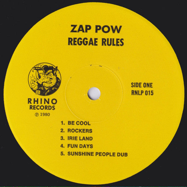 Zap Pow : Reggae Rules ! (LP, Album)