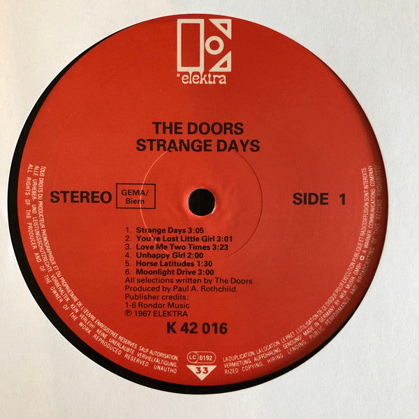 The Doors ~ Strange Days (Vinyl) - Djungel & Jazz
