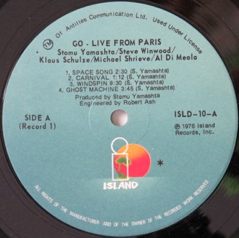 Stomu Yamashta's Go ~ Go Live From Paris (Vinyl) - Djungel & Jazz