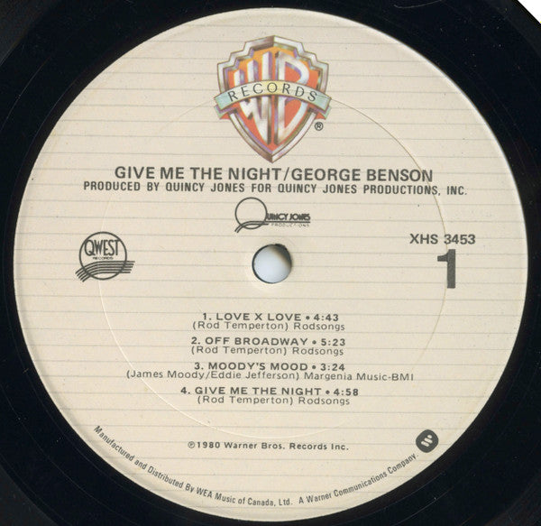 George Benson ~ Give Me The Night (Vinyl) - Djungel & Jazz