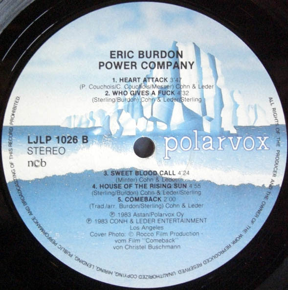 Eric Burdon ~ Power Company (Vinyl) - Djungel & Jazz
