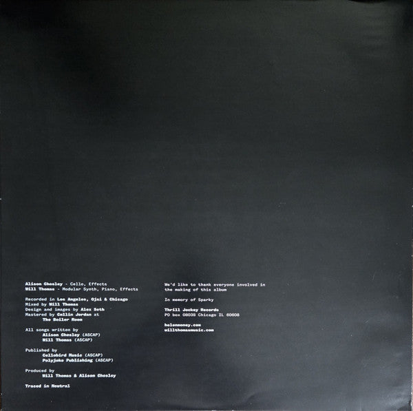 Helen Money, Will Thomas : Trace (LP, Album, Ltd, Tra)