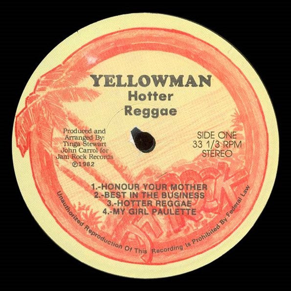 Yellowman ~ Hotter Reggae (Vinyl) - Djungel & Jazz