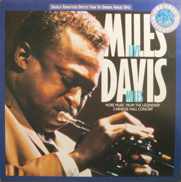 Miles Davis ~ Live Miles: More Music From The Legendary Carnegie Hall Concert (Vinyl) - Djungel & Jazz