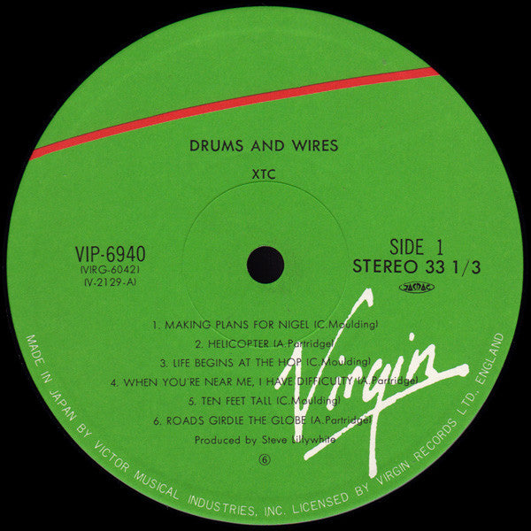 XTC : Drums And Wires (LP, Album)