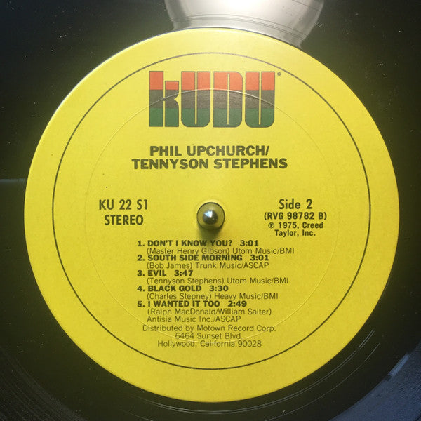 Phil Upchurch / Tennyson Stephens : Upchurch/Tennyson (LP, Album)