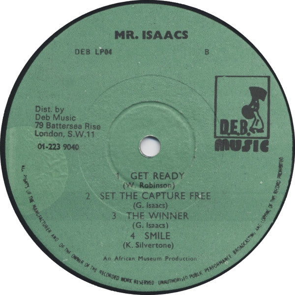Gregory Isaacs : Mr. Isaacs (LP, Album)