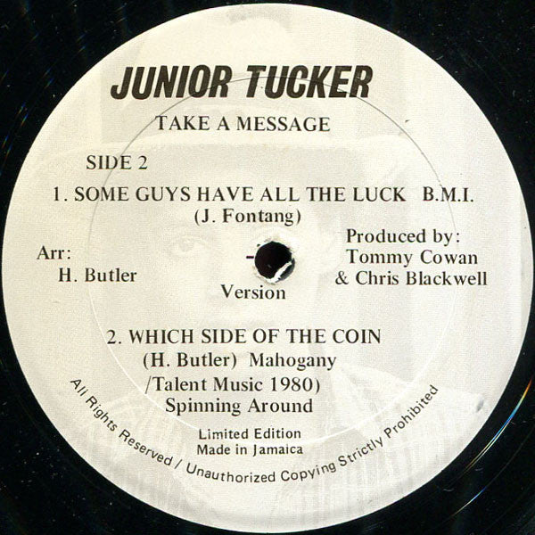 Junior Tucker : Take A Message (LP, Album, Ltd)