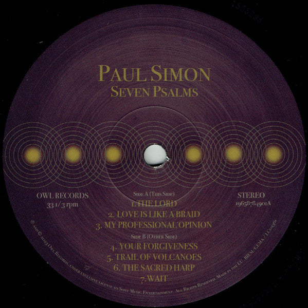 Paul Simon ~ Seven Psalms (Vinyl) - Djungel & Jazz
