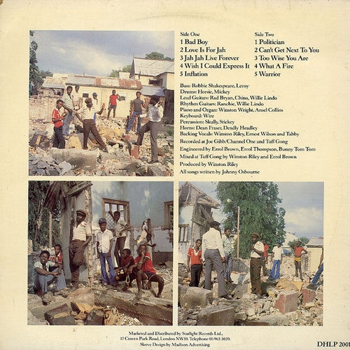 Johnny Osbourne : Warrior (LP, Album)