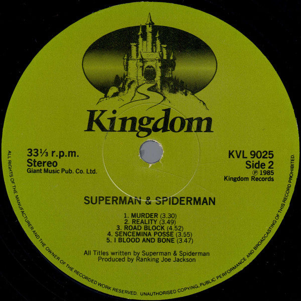Superman and Spiderman* : Superman and Spiderman (LP, Album)