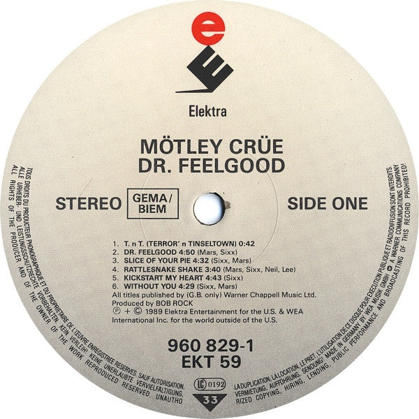 Mötley Crüe ~ Dr. Feelgood (Vinyl) - Djungel & Jazz