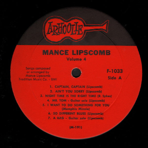 Mance Lipscomb ~ Mance Lipscomb Vol. 4 (Vinyl) - Djungel & Jazz
