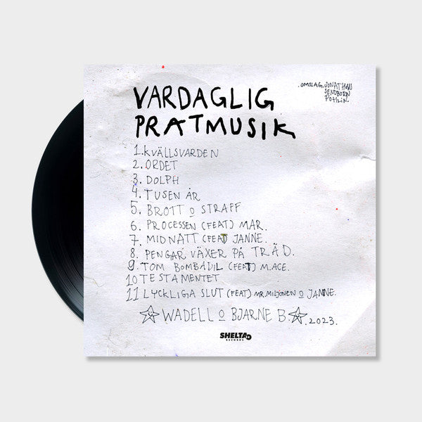 Wadell & Bjarne B ~ Vardaglig Pratmusik (Vinyl) - Djungel & Jazz