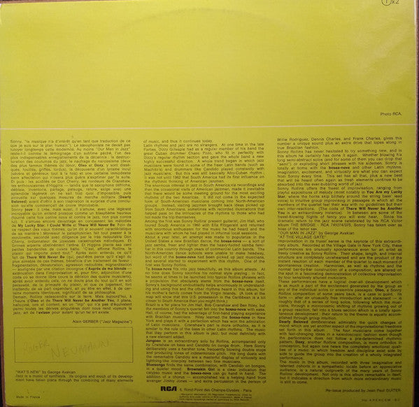 Sonny Rollins ~ Vol 3: "What's New?" / Vol 4: "Our Man In Jazz" (Vinyl) - Djungel & Jazz