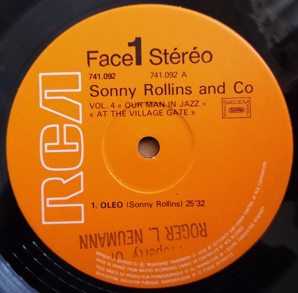 Sonny Rollins ~ Vol 3: "What's New?" / Vol 4: "Our Man In Jazz" (Vinyl) - Djungel & Jazz