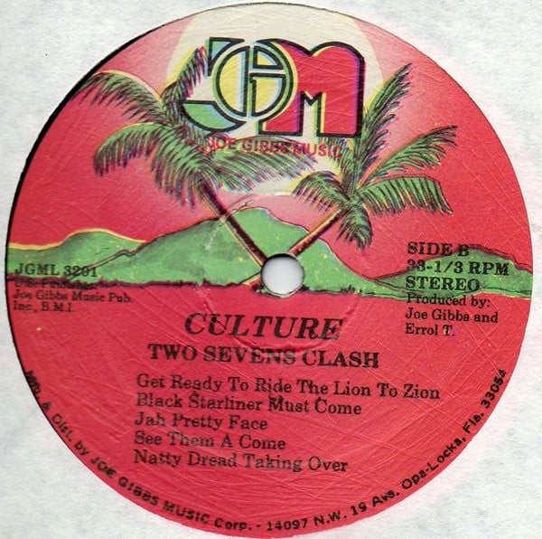 Culture ~ Two Sevens Clash (Vinyl) - Djungel & Jazz