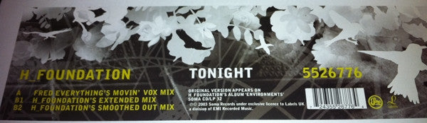 H-Foundation : Tonight (Remixes) (12")