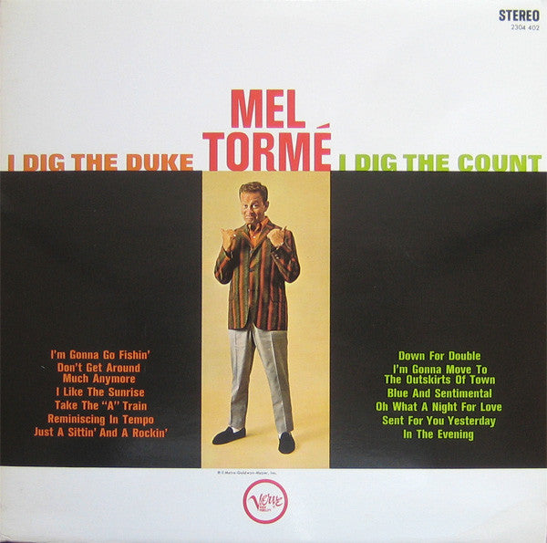 Mel Tormé ~ I Dig The Duke - I Dig The Count (Vinyl) - Djungel & Jazz