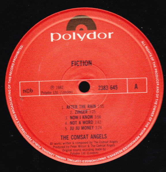 The Comsat Angels ~ Fiction (Vinyl) - Djungel & Jazz